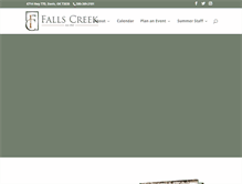Tablet Screenshot of fallscreek.org